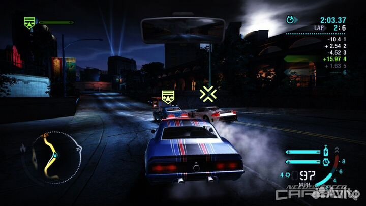 Need For Speed Carbon Xbox 360 диск