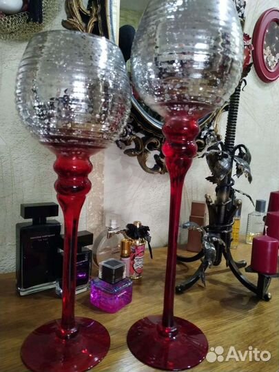 Вазы из цветного стекла,Lefard.Подарочный набор