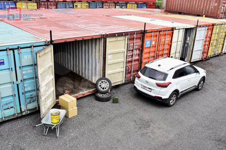 Аренда контейнера хранение вещей 15 м²