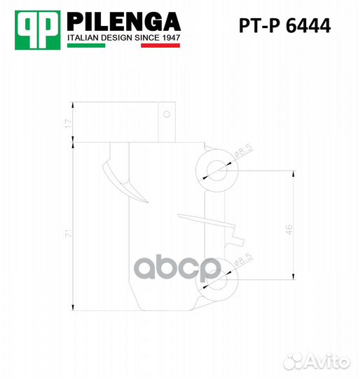 Натяжитель ремня грм PT-P6444 pilenga