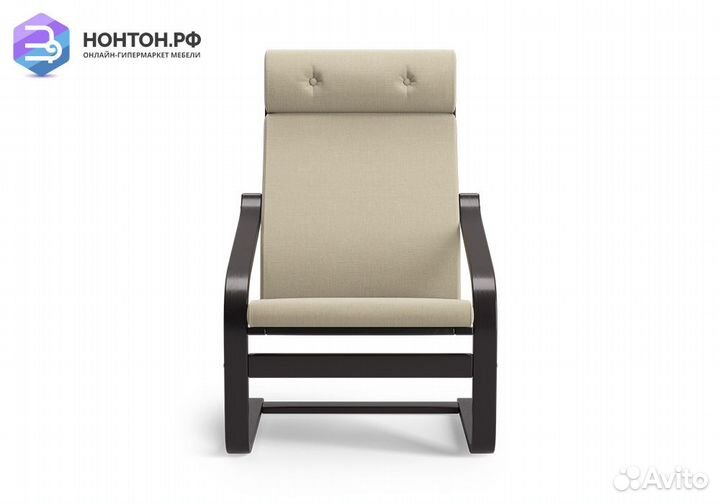 Кресло Тириль бежевое / венге