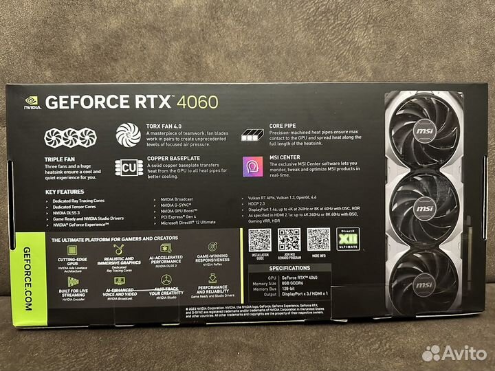 Видеокарта rtx 4060