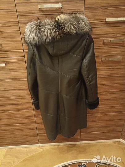 Дубленка натуральная женская 48 50