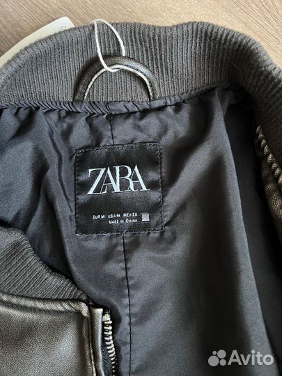 Кожаная куртка Zara новая с биркой