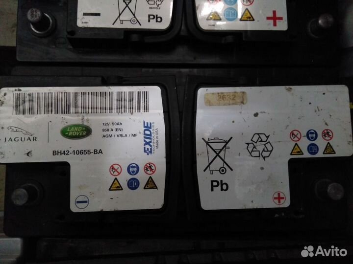 90Ач аккумулятор б/у AGM Exide BH42-10655-BA