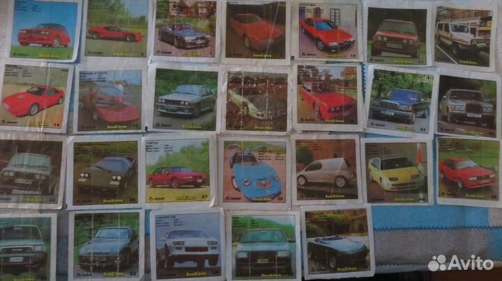 Вкладыши от жвачек BomBibom