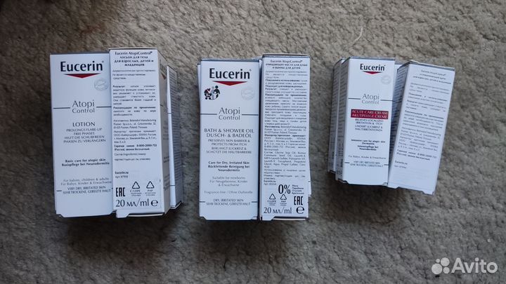 Пробники косметики Eucerin