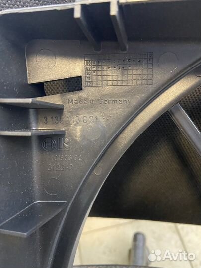 Диффузор вентилятора opel astra h zafira b