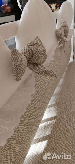 Детское постельное белье с бортиками