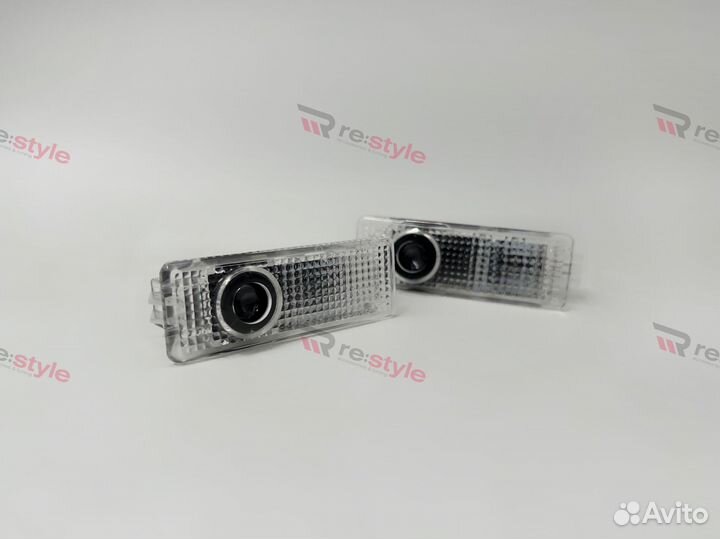 Проекция логотипа Mini на двери Тип 1