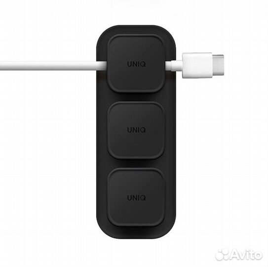 Органайзер для кабелей Uniq Pod Magnetic Black