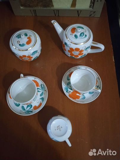 Чайный сервиз вербилки СССР