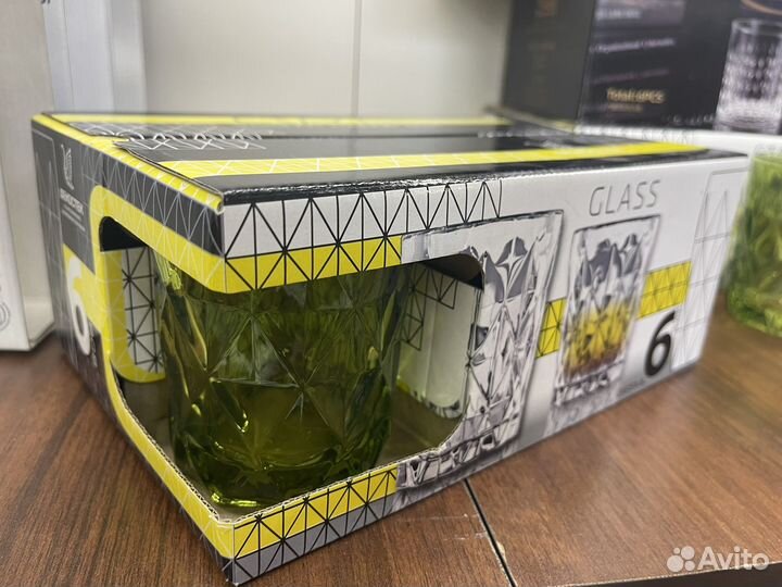 Набор стаканов 265 мл в ассортименте