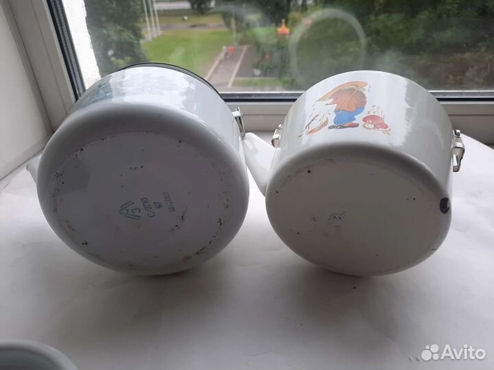 Чайник эмалированый 1,5 л и 2 л