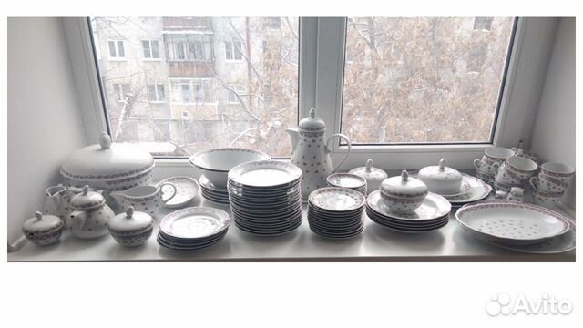 Чайный и Столовый сервизы. гдр