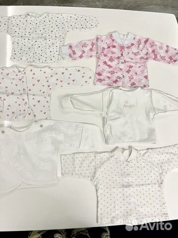 Распашонки для новорожденных 1-3 месяца