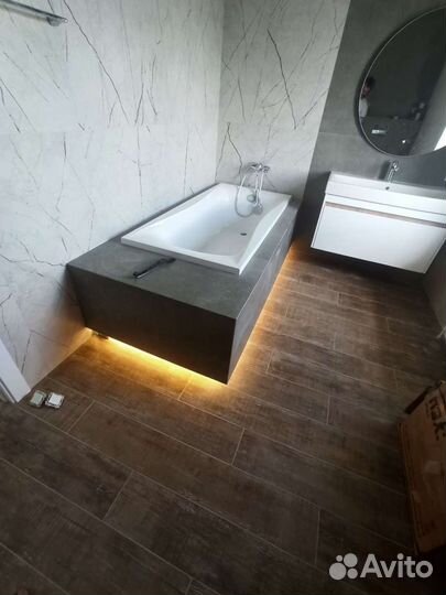 Ремонт ванной, сантехника, плиточник