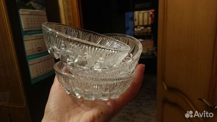 Креманка, икорница. Хрусталь