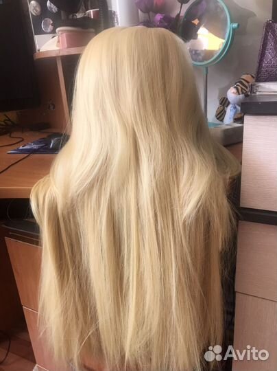 Парик блонд длинный