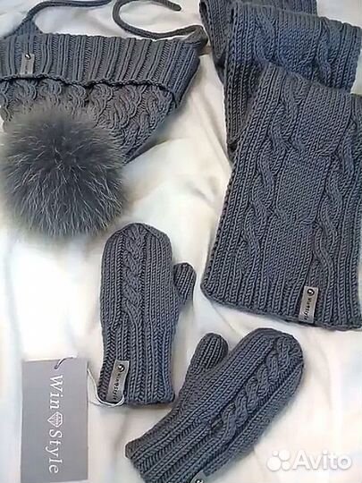 Шапка шарф для мальчика