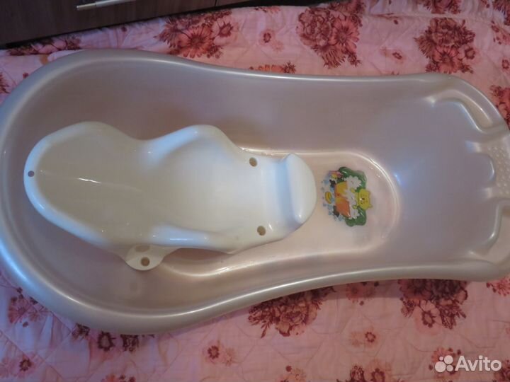 Ванночка + горка для купания