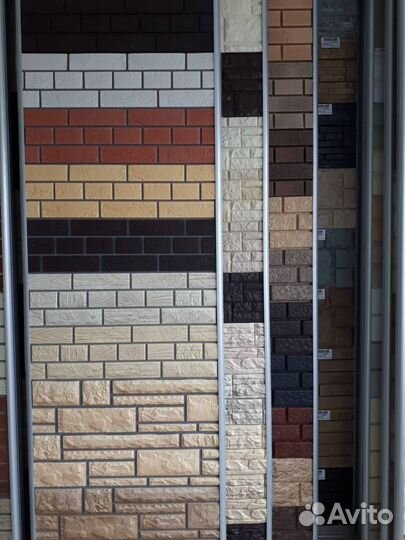Сайдинг фактурный под кирпич