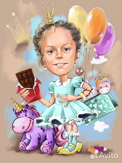 Шаржи на заказ по фото