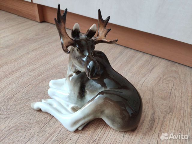Фарфоровая статуэтка Лось, ифз