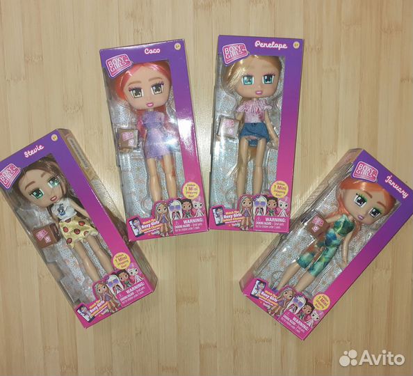 Куклы Барби Экстра мини, Boxy Girls,Enchantimals