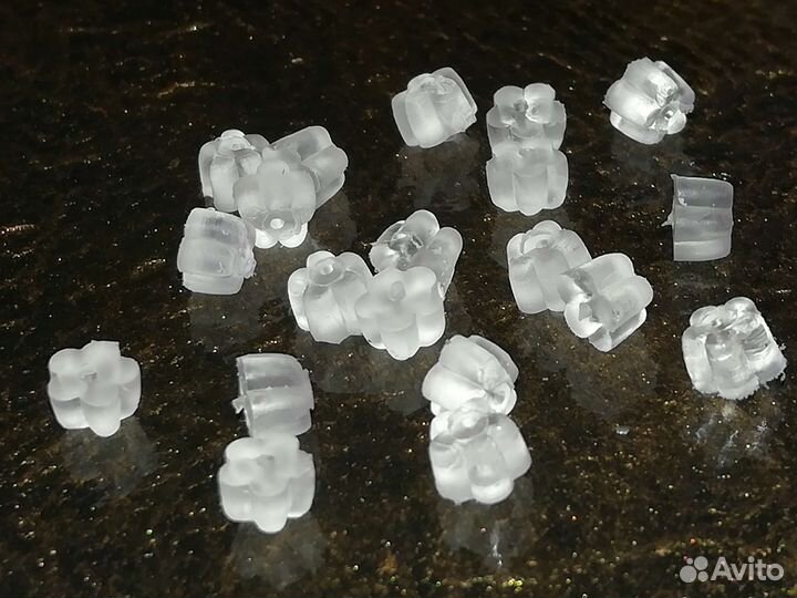 Силиконовые заглушки / застёжки для серёжек