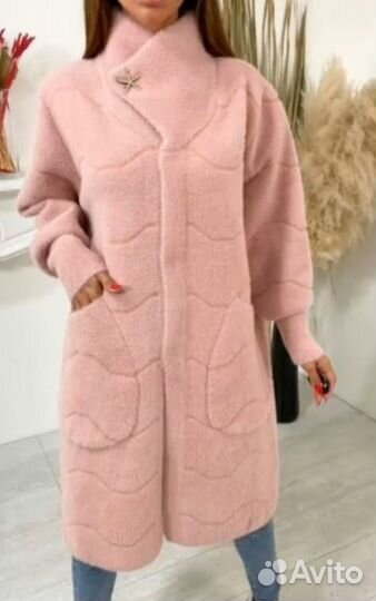 Пальто женское шикарное 50-56(Альпака)