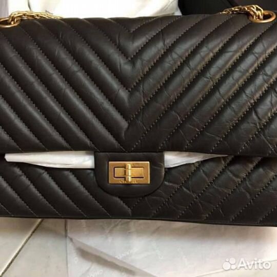 Сумка Chanel 2.55 chevron оригинал