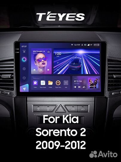 Магнитола Teyes CC3 2K 6/128 Kia Sorento
