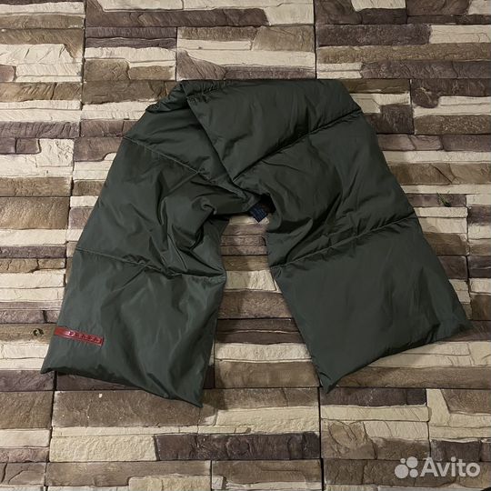 Пуховой шарф Prada Sport Vintage AW99 Nylon-Down