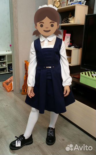 Сарафан школьный 116