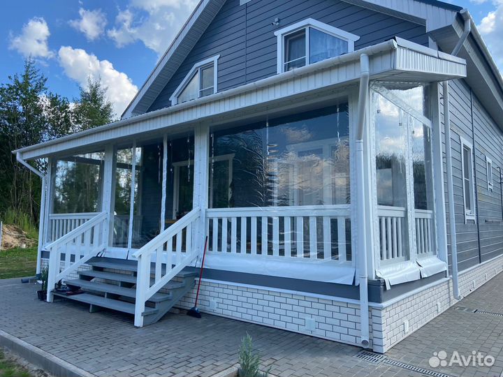 Мягкие окна для беседки и веранду