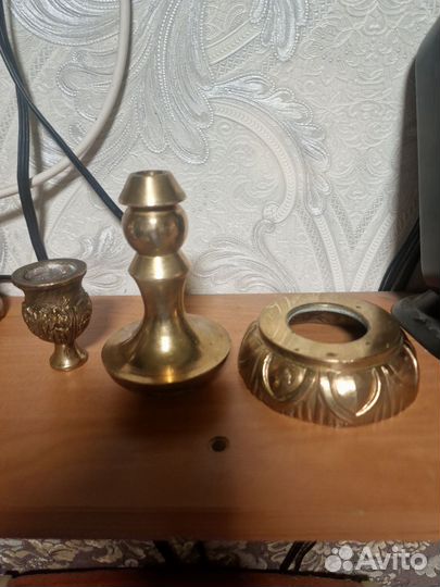 Подсвечник латунь бронза
