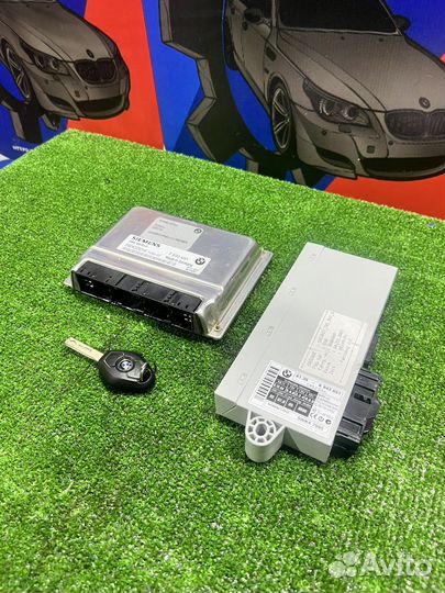 Комплект DME Cas ключ bmw e60 e61 M54