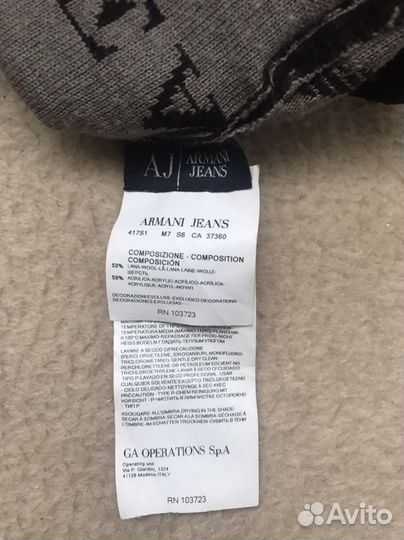 Шапка шарф Armani Kiton Zilli Brioni Dior