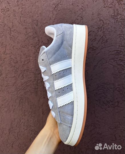 9 US. Adidas Campus 00s Grey White. Оригинал