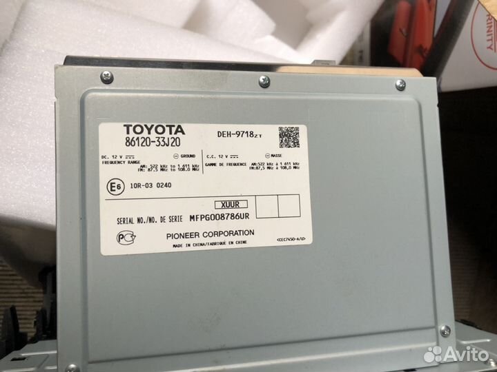 Магнитола Тойота Камри V50