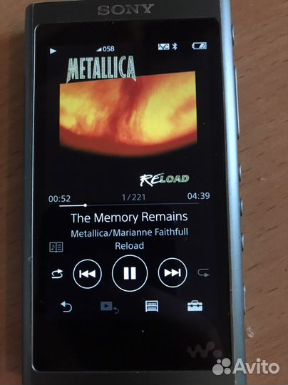 Плеер Sony walkman nw-a55hn