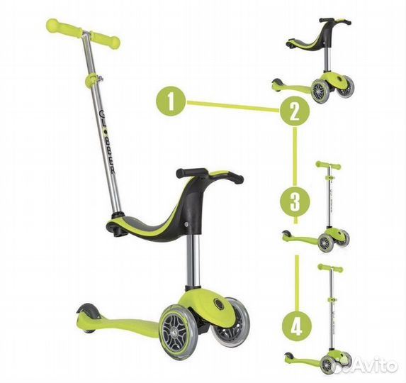 Самокат Globber evo 4в 1