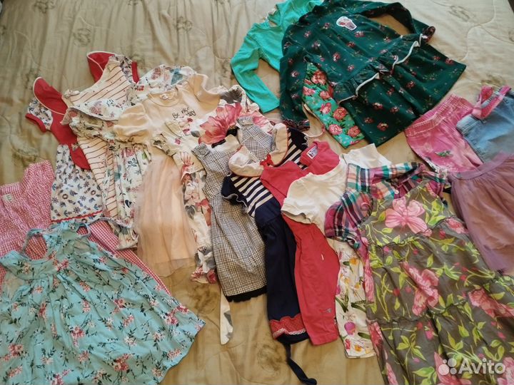Вещи пакетом для девочки от года до двух