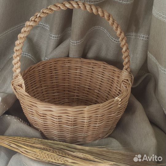 Корзина для упаковки, пасхальная,для куличей