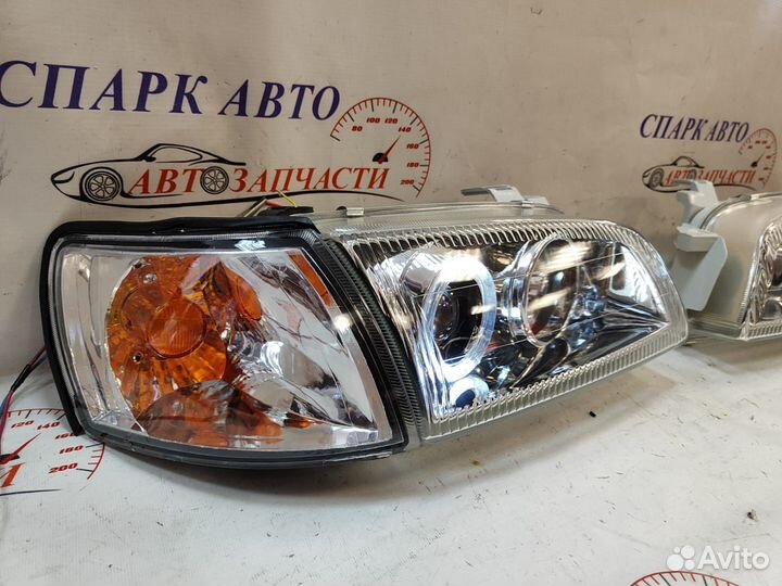 Фары Toyota Corona 92-96 тюнинг LED Ангельск глаз