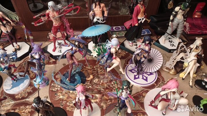 Аниме фигурки Геншин и Клинок рассекающий демонов