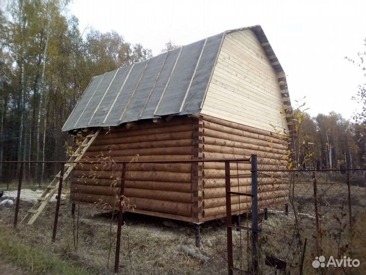 Сруб дома/бани 6*6 с мансардой.Доставка и монтаж