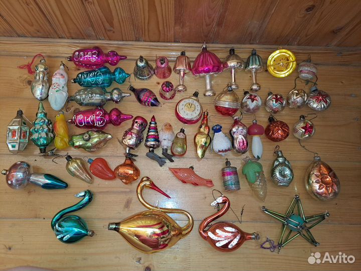 Ёлочные игрушки СССР
