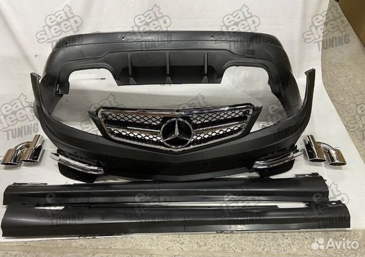 Обвес Mercedes W204 рестайлинг AMG C63